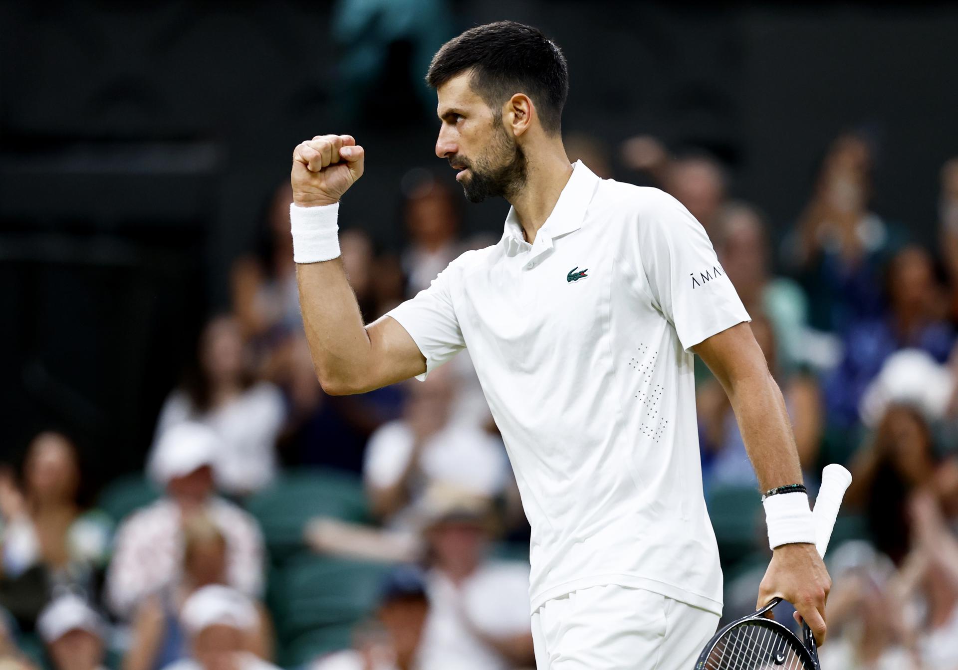 Novak Djokovic avanza a semifinales de Wimbledon tras victoria contra Auger-Aliassime