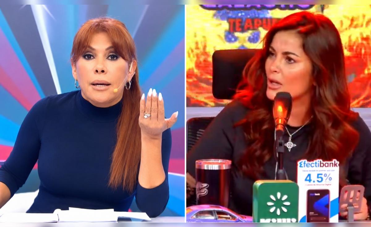 Magaly Medina y Laura Spoya en disputa por el servicio comunitario