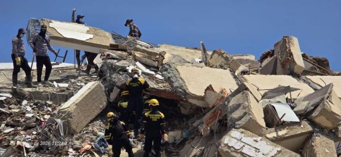Brigada cubana realiza operativos de rescate en La Guaira tras sismo en Venezuela