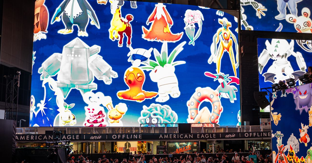 Pokémon Go Celebrates 10th Anniversary with Massive Times Square Event