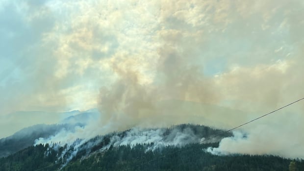 B.C. Wildfire Complex Near Boston Bar Faces Increased Fire Risk Amid Changing Weather Conditions