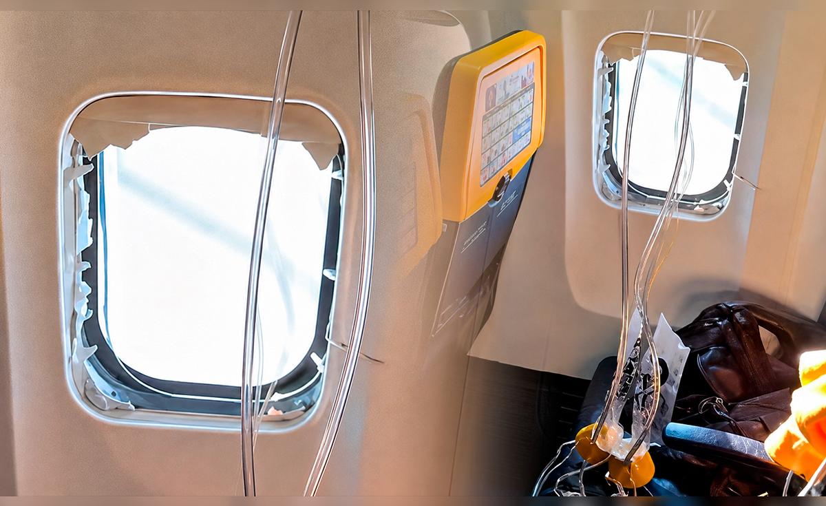 Incidente aéreo: Pasajero fue succionado por ventanilla rota durante vuelo, otros viajeros lo ayudaron