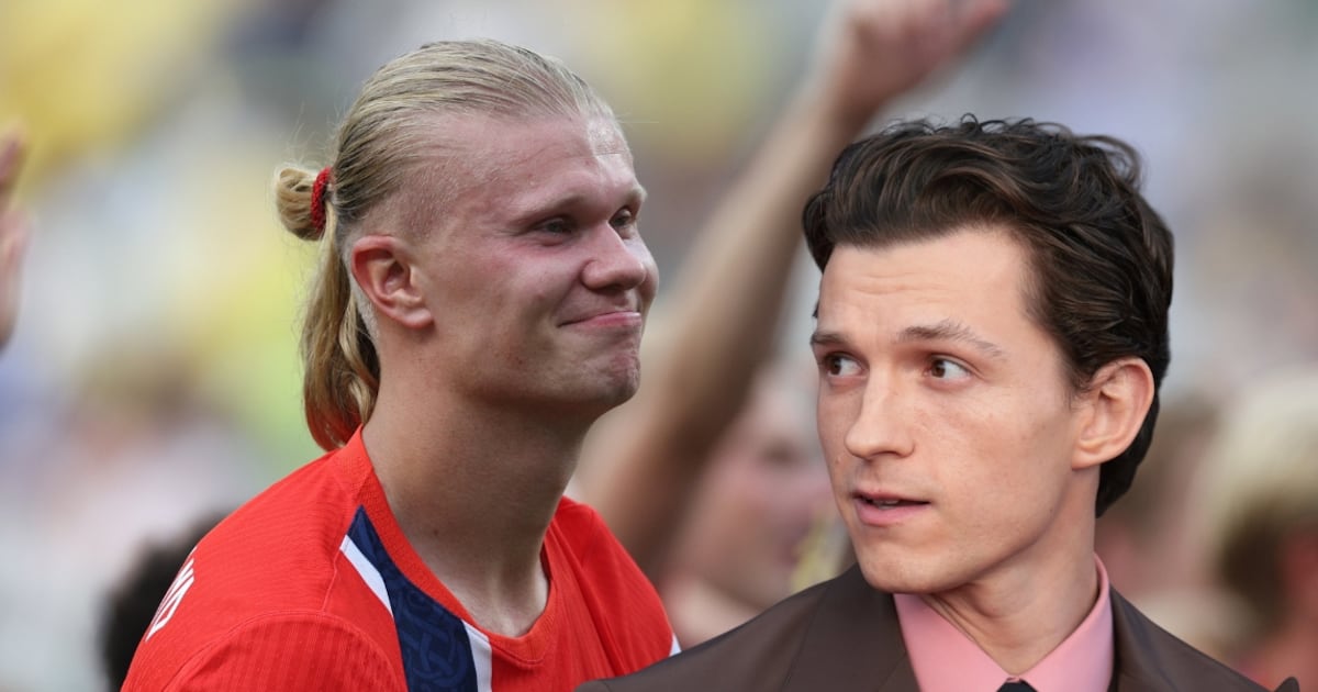 Erling Haaland cuenta que ignoró una invitación de Tom Holland por no reconocer al actor