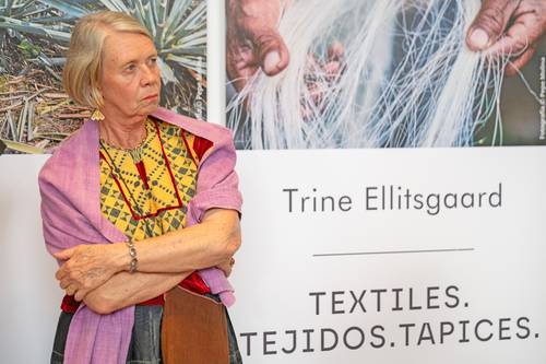 Trine Ellitsgaard presenta su exposición sobre la identidad y el arte textil en el Museo Textil