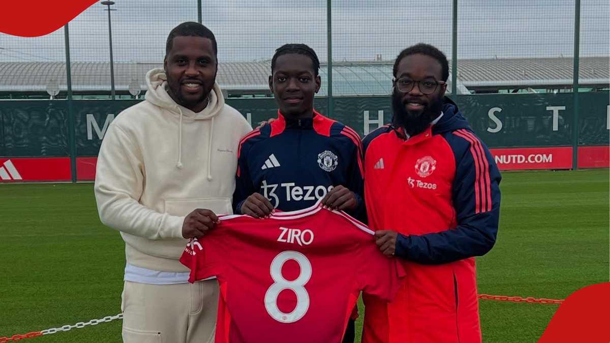 Kenyan-Born Teenager Signs Scholarship With Manchester United's Under-18 Team