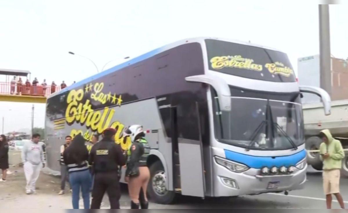 Ataque extorsivo deja tres heridos en bus de orquesta en Los Olivos