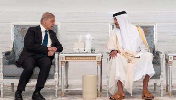 PM Shehbaz Offers Condolences to Qatar After Former Emir Sheikh Hamad's Death, Declares National Mourning Day