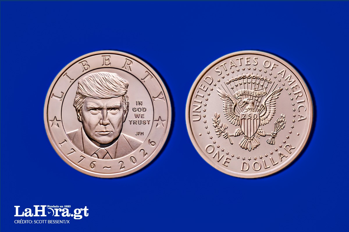 EE.UU. anuncia moneda de oro con rostro de Trump para conmemorar 250 años de independencia