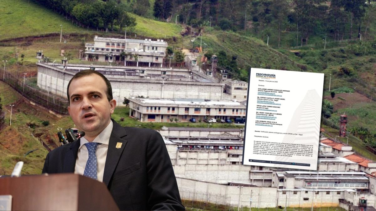 Procuraduría de Antioquia Revisa Planes de Contingencia tras Denuncia de Posible Fuga en Cárcel de Itagüí