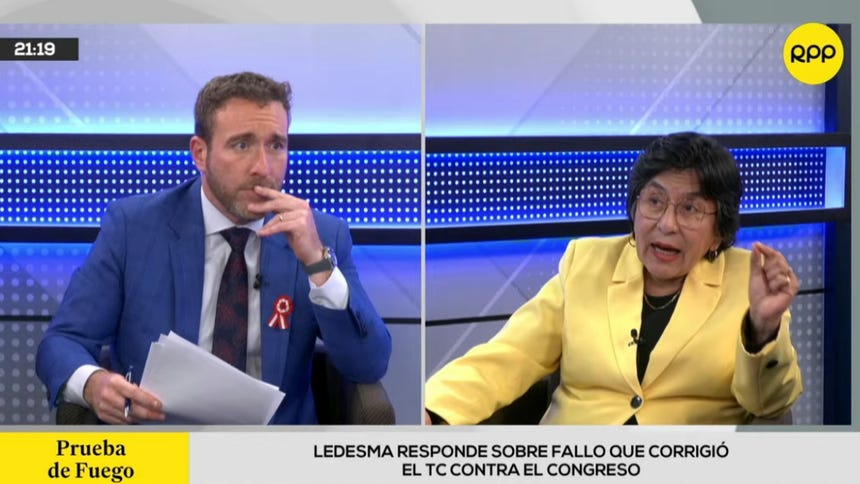 Exmagistrada del TC niega haber facilitado gasto excesivo y cuestiona independencia del órgano
