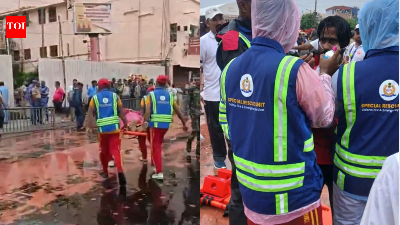 Crowd congestion during Puri Rath Yatra leads to multiple cases of fainting among devotees