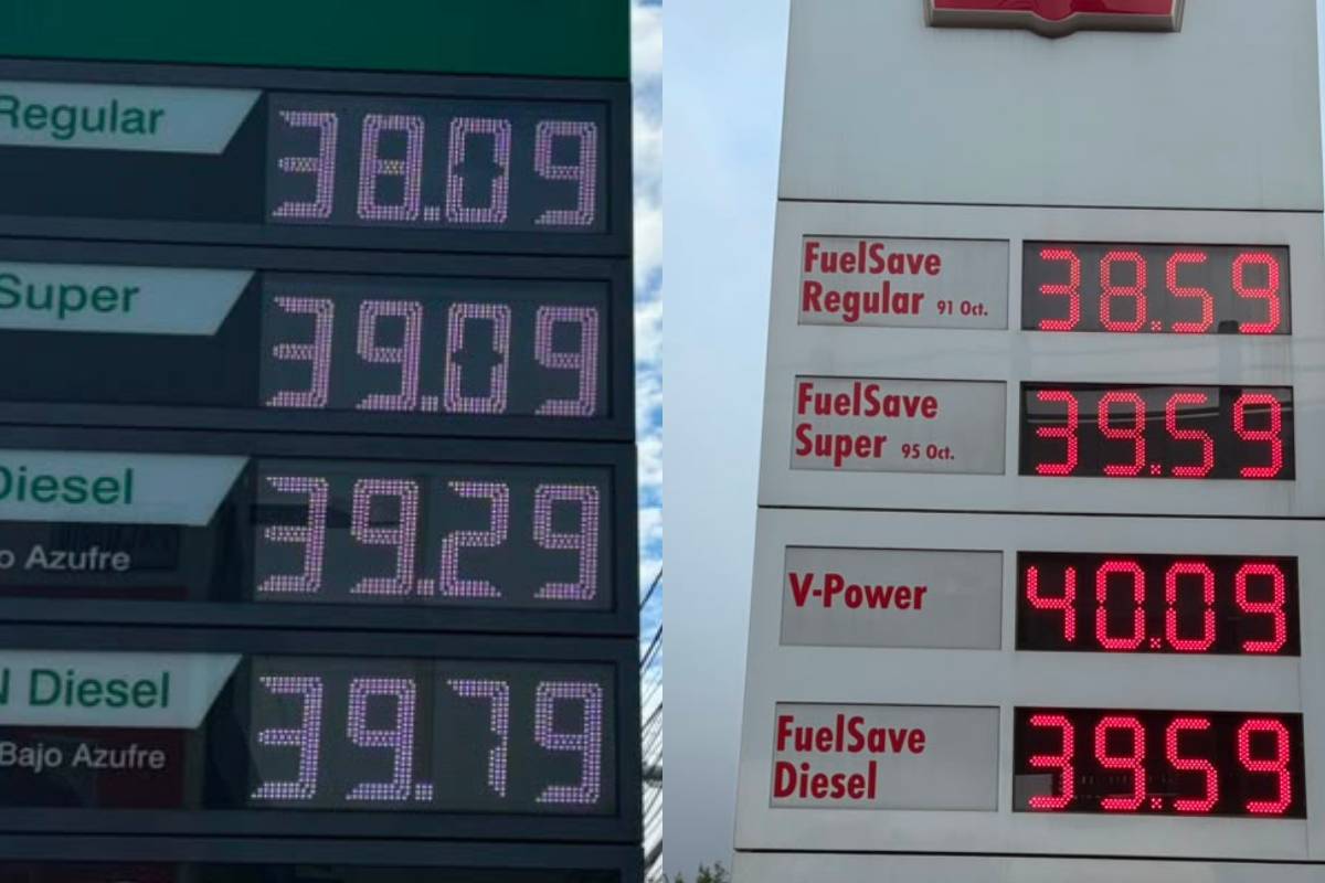 Aumentan precios de combustibles en Guatemala pese a tarifas de referencia del MEM