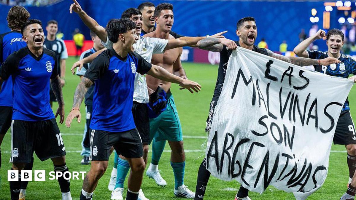 FIFA assesses Argentina's Falklands banner after World Cup semi-final