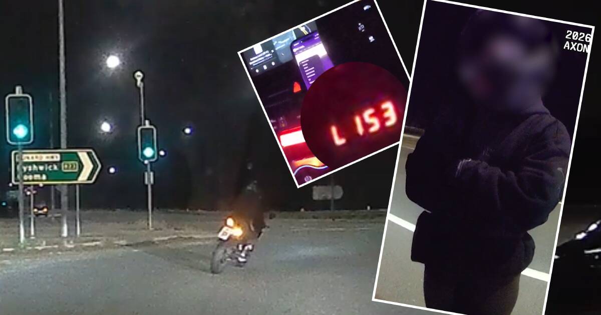 Young rider fined for speeding on Canberra highway after police stop