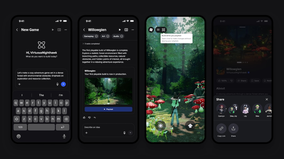 Roblox Introduces AI-Powered Game Creation Tool for Mobile Users