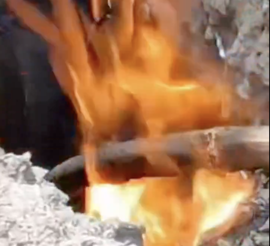 Incendio subterráneo en Táchira genera alarma comunitaria