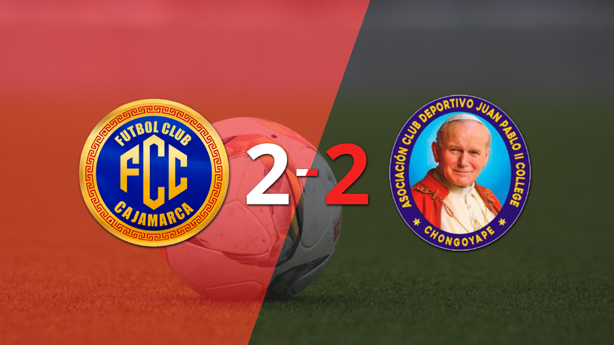 Empate entre Juan Pablo II y FC Cajamarca en la primera fecha del Torneo Clausura 2026