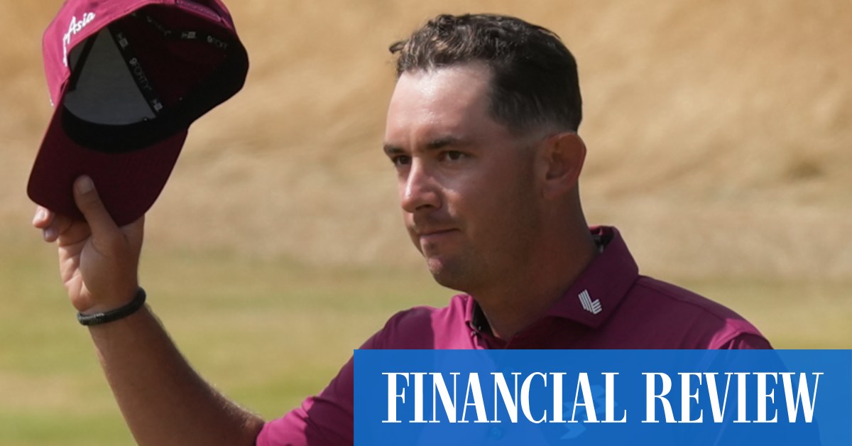 Lucas Herbert takes early lead at British Open after historic 62
