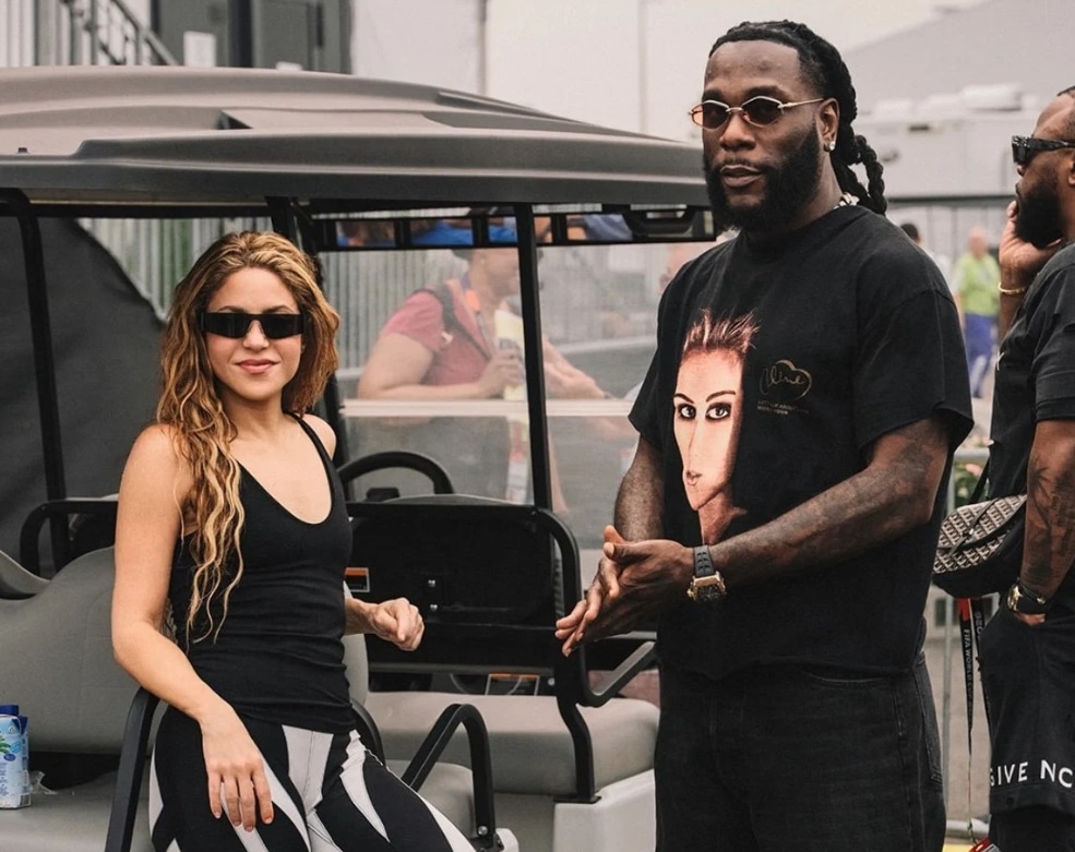 Burna Boy And Shakira Rehearse For FIFA World Cup Final Halftime Performance