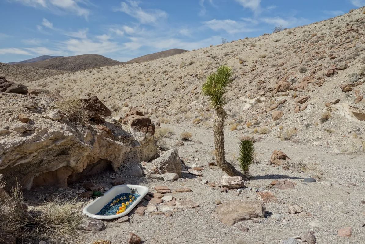 A Bath Full of Marbles in the Death Valley: A Humorous Geographical Joke