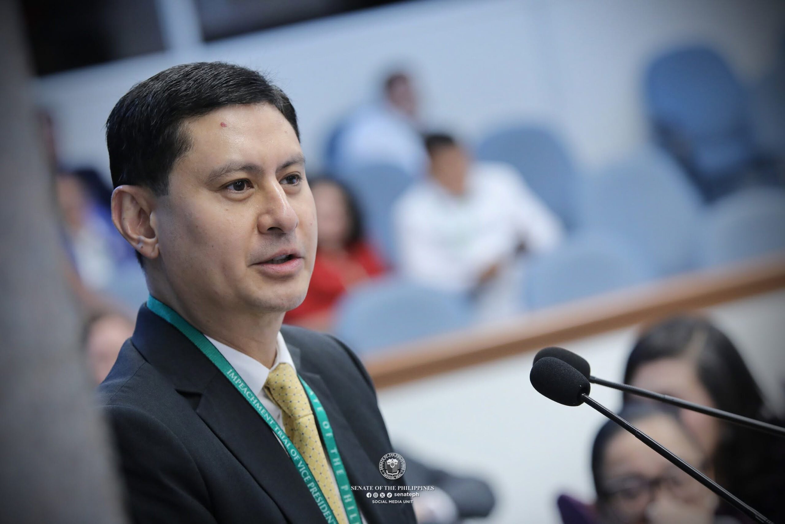Lorenz Defensor's Role in Sara Duterte's Impeachment Trial