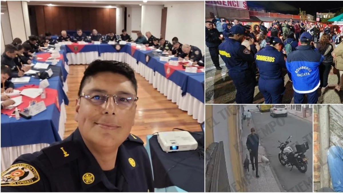 Familia y bomberos exigen la captura del agresor que dejó gravemente herido al comandante en Tunja