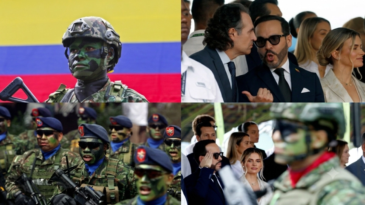 Fuerzas militares y autoridades celebraron el Día de la Independencia en Medellín con desfile y visita a proyectos estratégicos