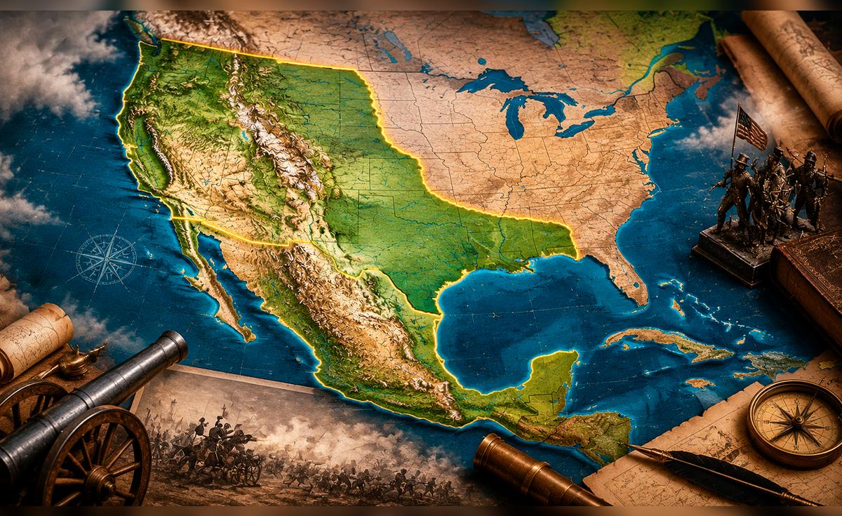 México perdió la mitad de su territorio en acuerdo con Estados Unidos