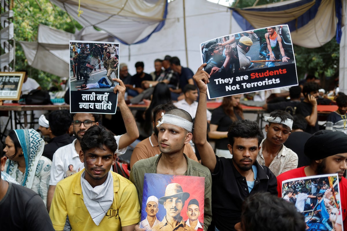 India's Youth-Led 'Cockroach' Protests Continue After Police Clashes