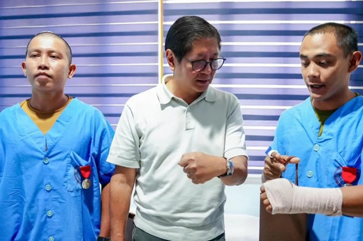 President Marcos Inspects Injured Navy Personnel Following Ayungin Shoal Incident