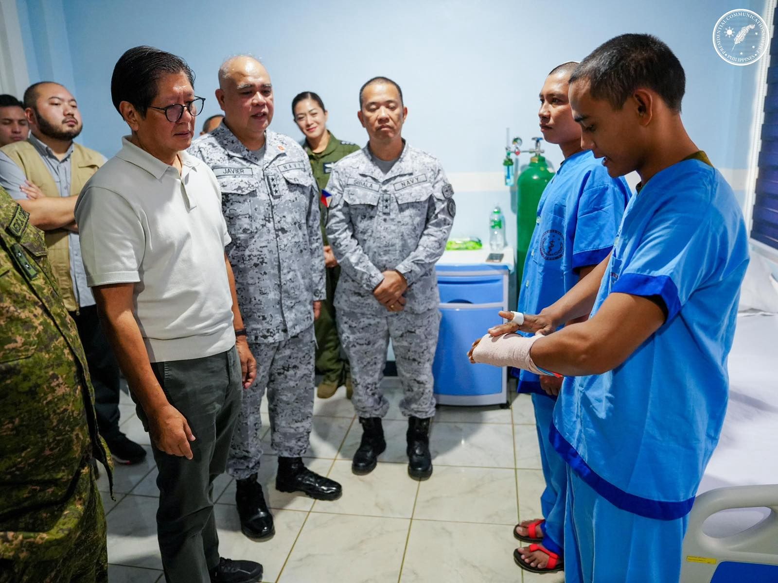 Marcos Visits Injured Navy Personnel and Awards Order of Lapulapu in West Philippine Sea Incident