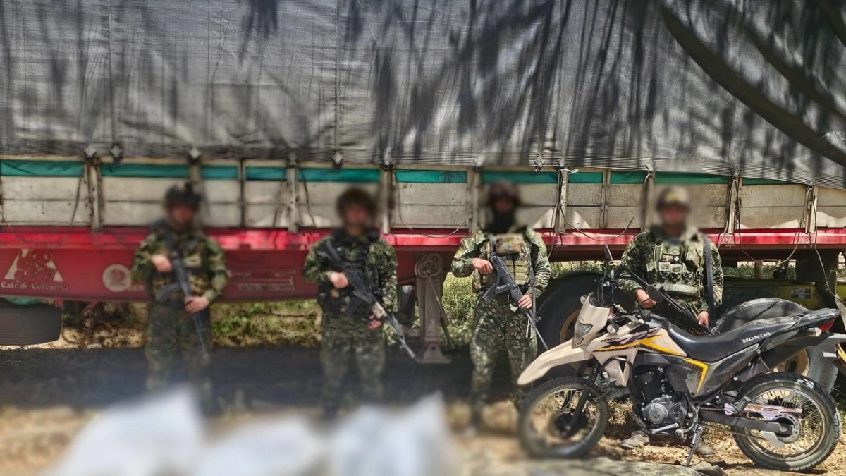 Operativa conjunta en Nariño detiene grupo armado y recupera carga de café robada