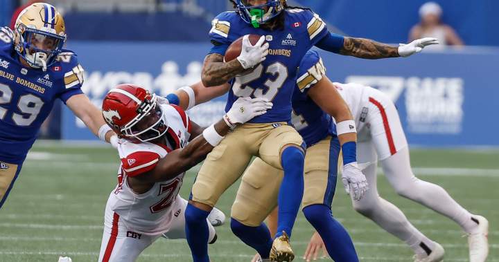 Calgary Stampeders dominate Winnipeg Blue Bombers in high-scoring game