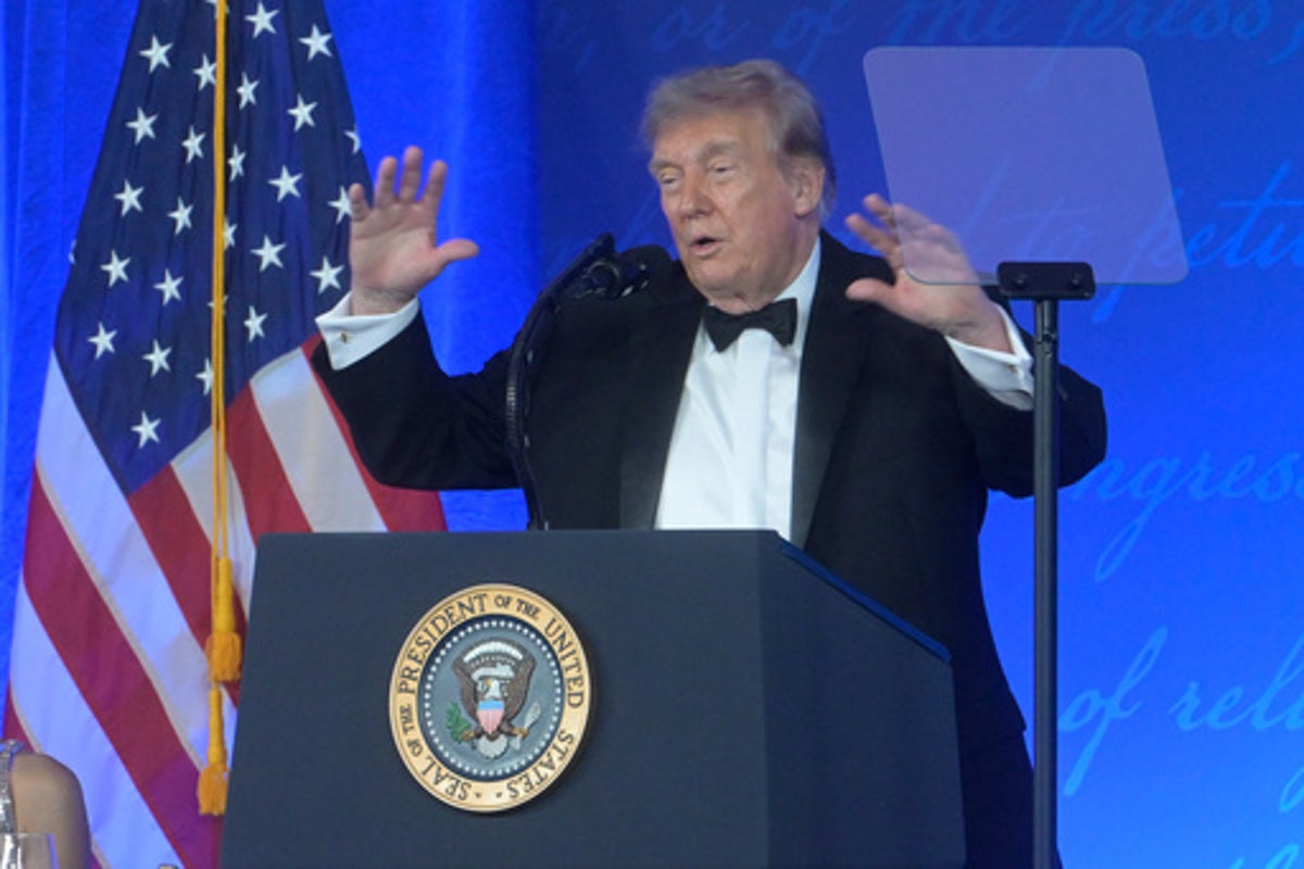 Trump delivers critical speech at White House Correspondents’ Dinner, criticising media and allies