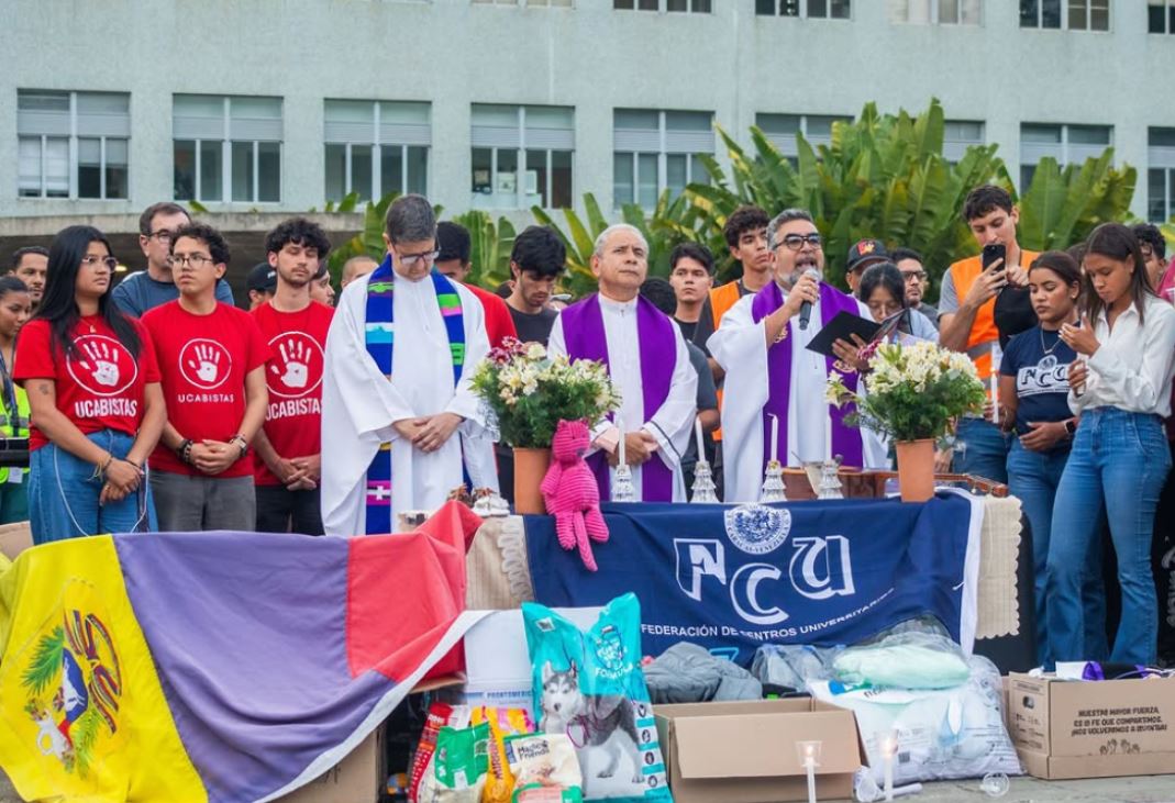 UCV honra a víctimas del terremoto con misa y llamado a la solidaridad