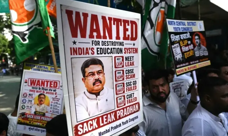 India's Education Minister Resigns Amid Youth Protests Over Exam Leaks
