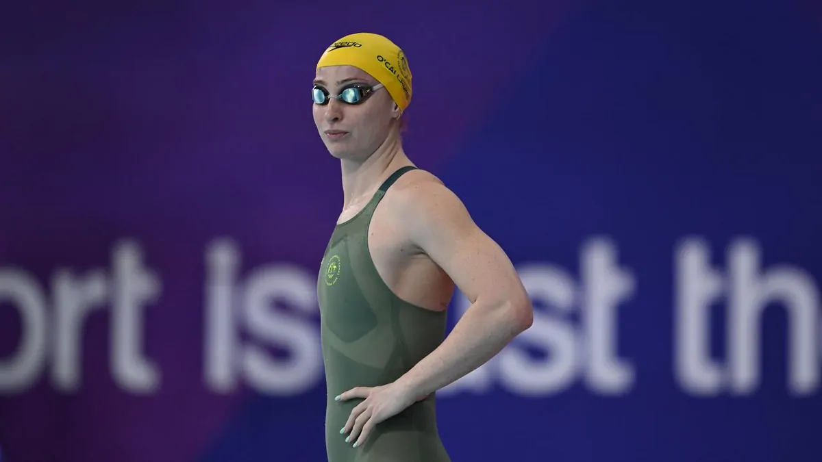 Injured Swimmer Mollie O'Callaghan Set for Commonwealth Games Final Despite Back Injury