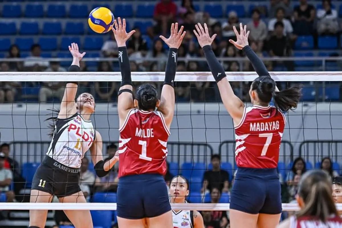 PLDT Triumphs Over Choco Mucho in Vigan Volleyball Match