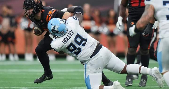 Toronto Argonauts Overcome Struggles with 26-12 Victory Over B.C. Lions