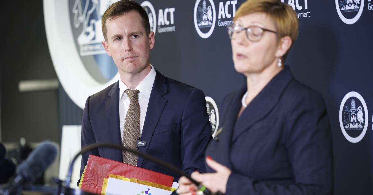 ACT Government Announces Cabinet Reshuffle Following Sports Minister's Resignation