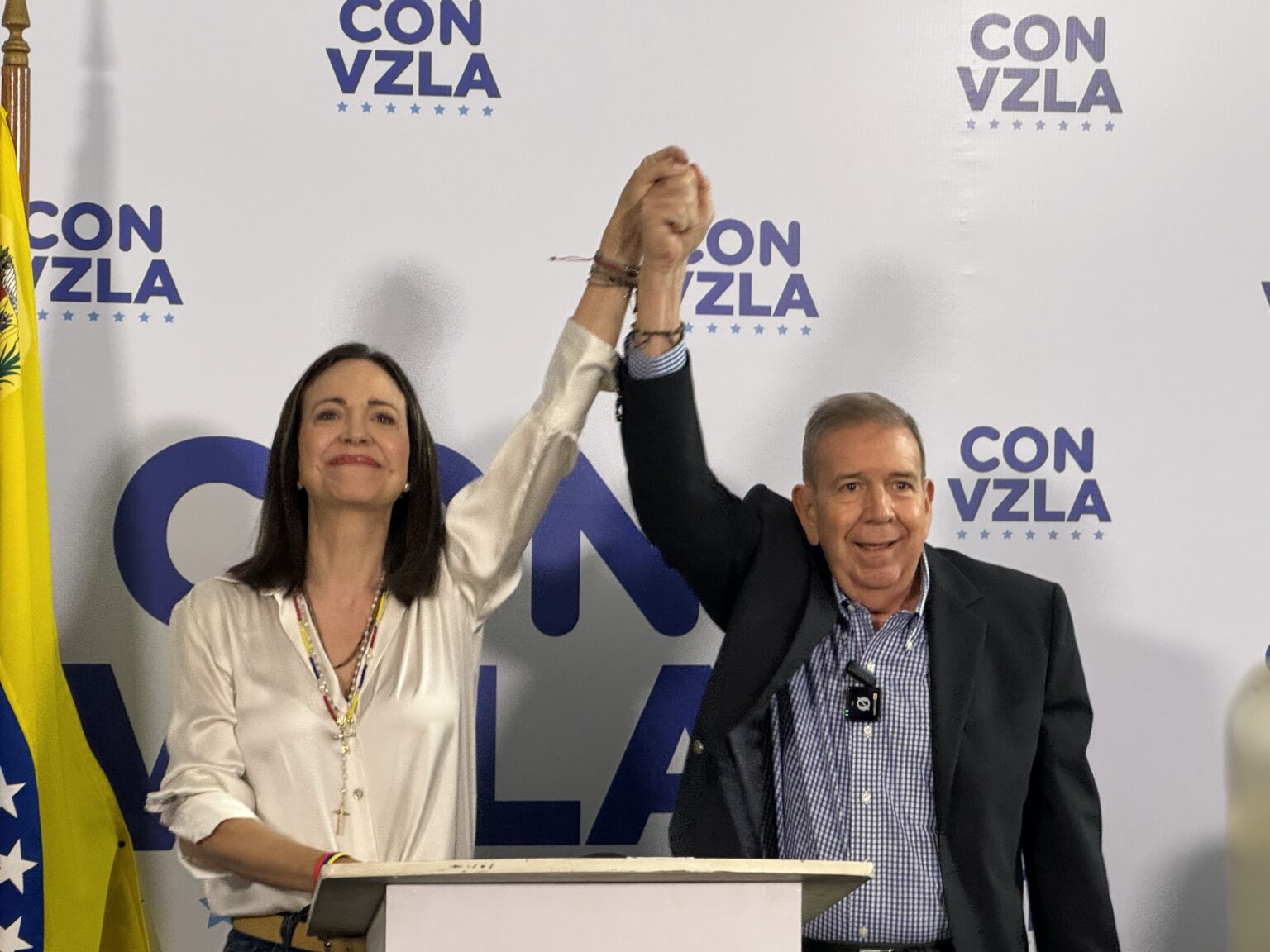 Machado y González Reafirman Vigenencia del Mandato Electoral