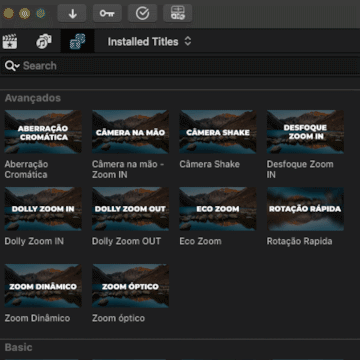 Plugins dentro do Final Cut