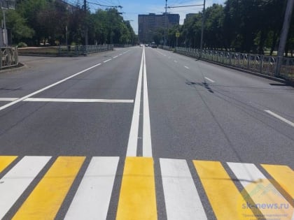 В Ставрополе завершили масштабные дорожные работы на улице Тухачевского от 50 лет ВЛКСМ до Доваторцев