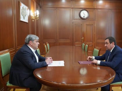 Казбек Коков провел рабочую встречу с министром здравоохранения КБР
