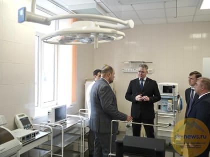 В станице Курской открылась современная поликлиника на 350 посещений в смену