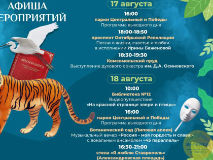 Фестиваль «Лето в городе»: яркие события выходных в Ставрополе