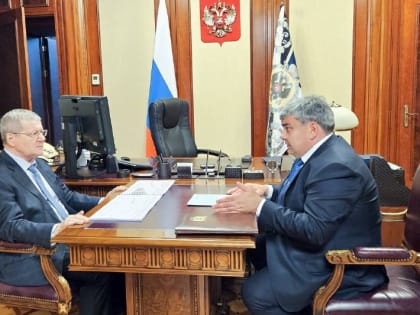В Пятигорске Юрий Чайка провел рабочую встречу с Казбеком Коковым