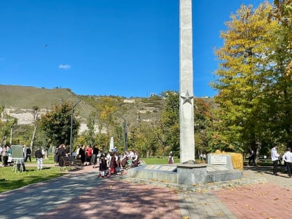 Открытие нового сквера в Атажукино