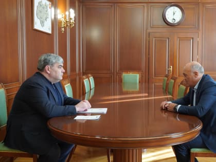 Казбек Коков провел рабочую встречу с министром сельского хозяйства КБР