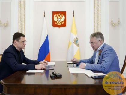 Развитие инфраструктуры аэропортов в Ставрополе и Минводах обсудили вице-премьер РФ Новак и губернатор